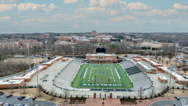 Football has become a big part of the identity at the University of North Carolina at Charlotte.