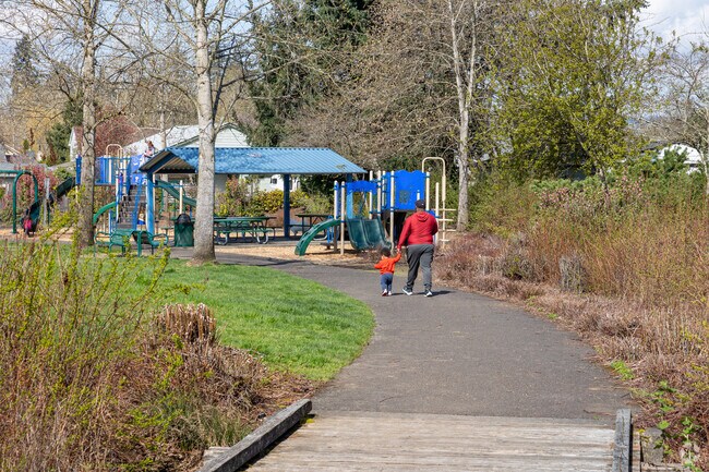 Ball-Michel Park features a great playground for children both big and small.