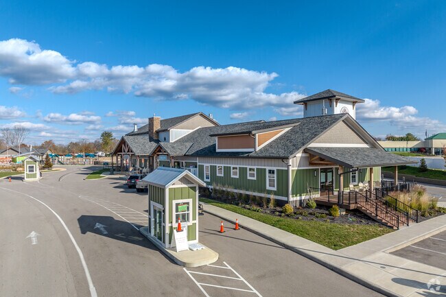 Camp Cedar RV Resort offers Kings Island visitors a relaxing place to unwind after a long day.