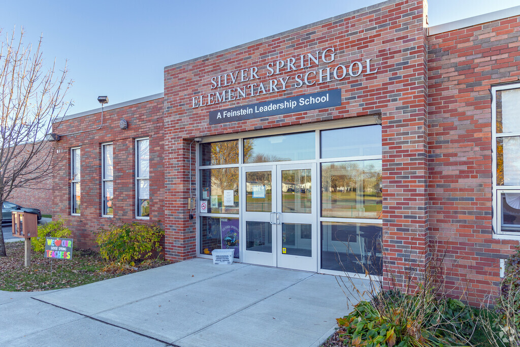 Silver Spring Elementary School, East Providence serves children from surrounding neighborhoods.