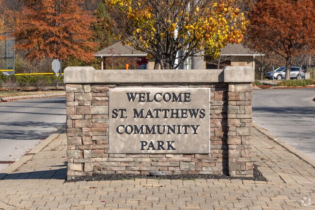 St. Matthew's Community park has many baseball diamonds to enjoy.