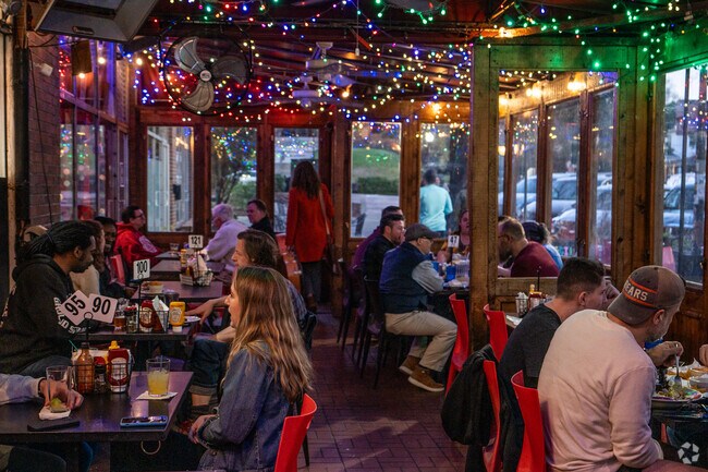 Enjoy time with friends at Rojo in Highland Park.