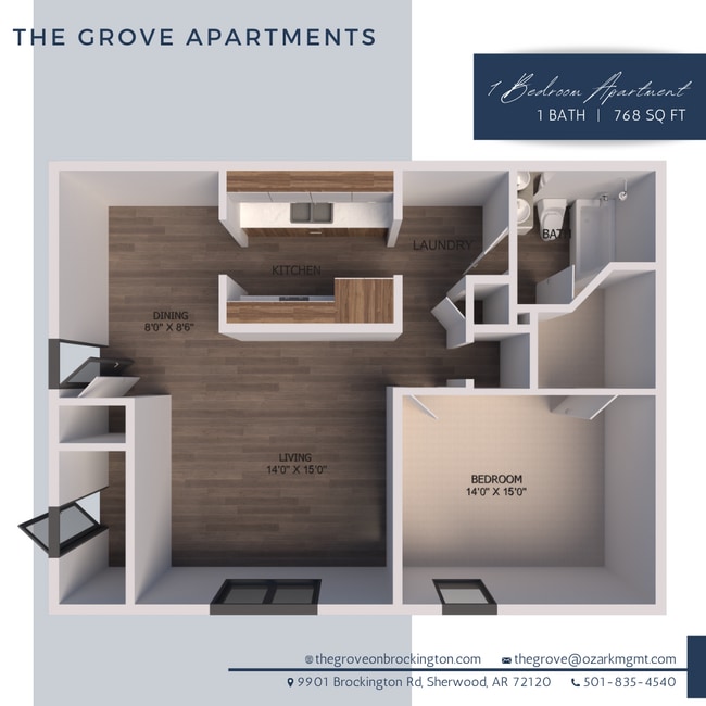 The Grove on Brockington, Sherwood, AR 72120 - photo 2