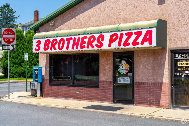 3 Brothers Pizza in Bowmanstown serves up slices from its small-town corner storefront.