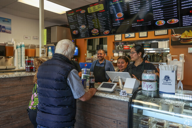 Visit Jacky's Burrito Express for Mexican fare on the go in Garfield.