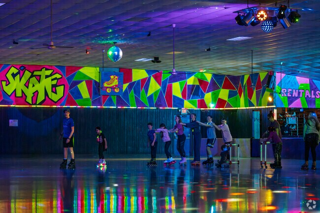 South Benham locals can rent the Holiday Roller Rink for parties.