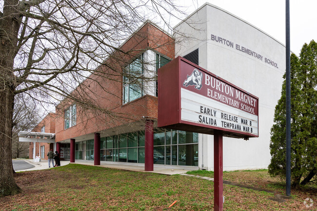 Burton Elementary School is a magnet school located in Durham, NC.