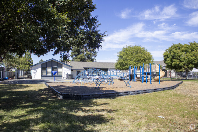 Playground at Farnham Elementary School in Cambrian, San Jose CA.