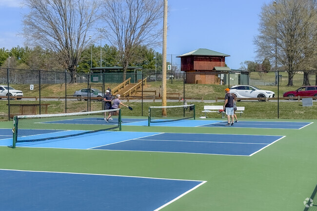 Walrond Park has pickleball courts, walking trails and baseball fields.