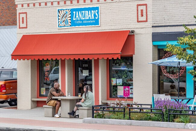 Locals love Zanzibar's Coffee Adventure on Ingersoll near Linden Heights.