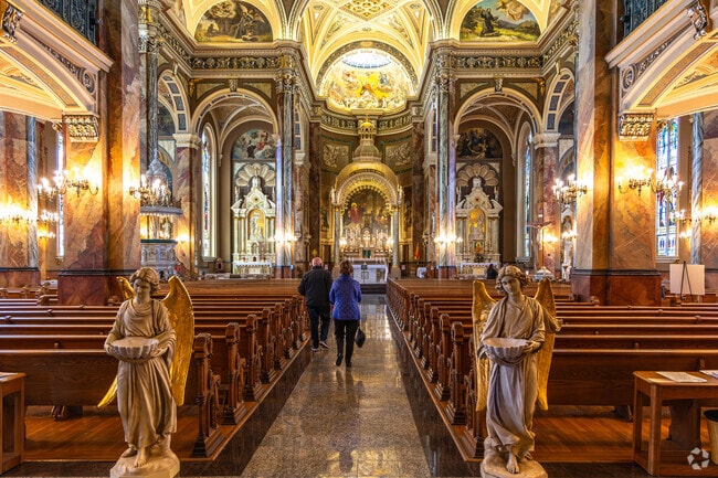 The beautiful Basilica of Saint Josaphat is a few blocks from Layton Park.