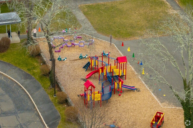 West Elementary School has a playground for students.