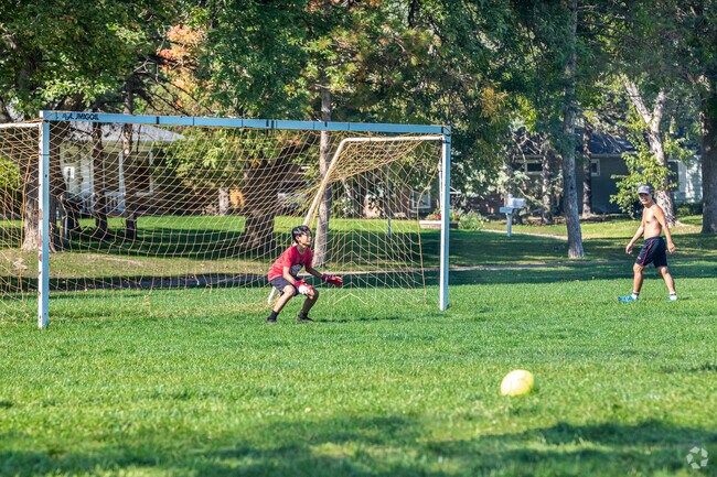Bring a ball and play a bit of soccer at Rosebrook Park.