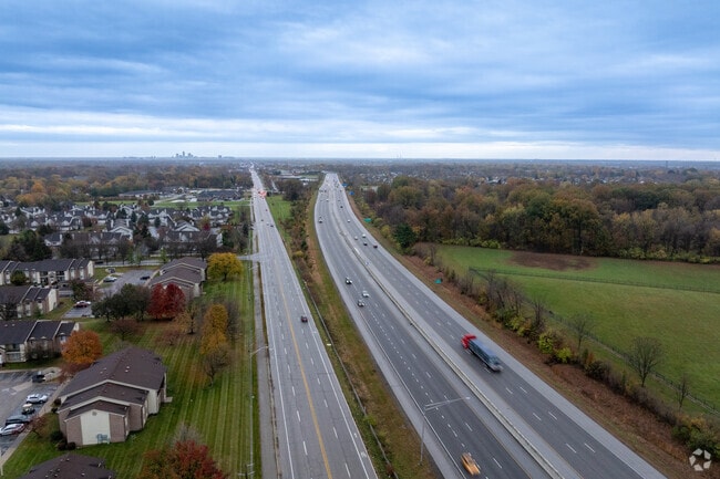 Interstate 465 is a quick drive from International Marketplace and an easy way to get around.