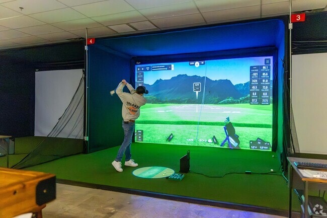 Tee'd Up Indoor Golf has multiple bays to practice on anytime in Florence.