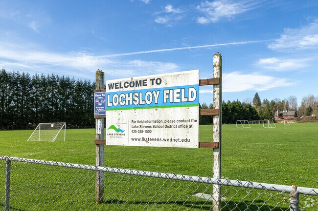 Lochsloy Field in Lake Stevens, WA features large fields for soccer and baseball.