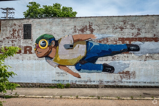 Unique Murals and artwork are plentiful throughout Wilkinsburg.