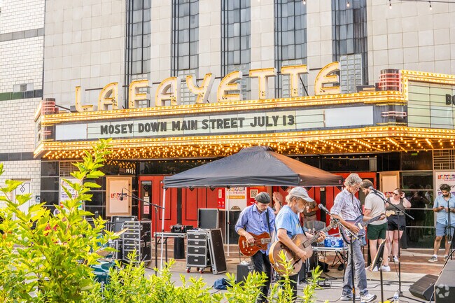 Live music can be found throughout Mosey Down Main Street.