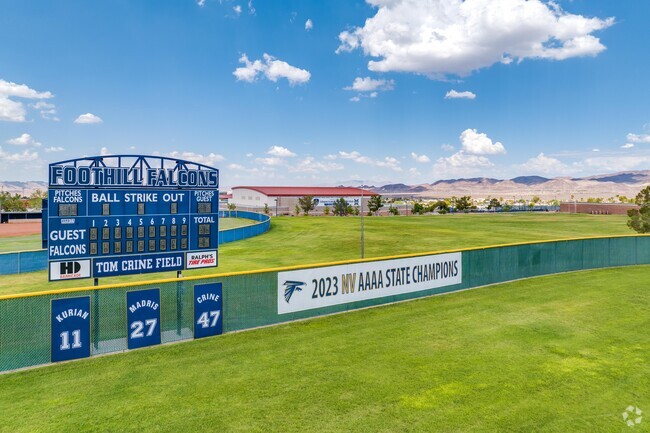 Foothill High School's baseball team was Nevada State Champions in 2023.