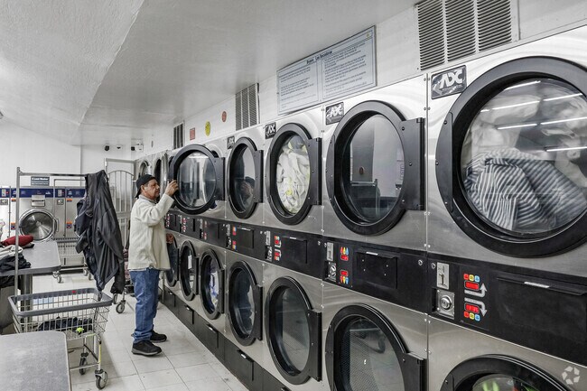 Wash your clothes at the Launderette in Anuta Park.