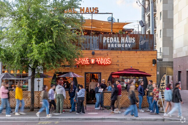 Find authentic Asian cuisine at Sake House on Roosevelt Street near Story.