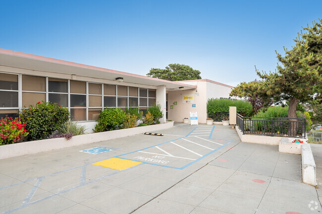 The entrance of Malcolm X Academy in San Francisco.