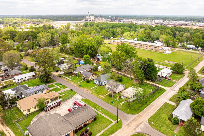 Bogalusa is a mix of residential areas and industrial areas.