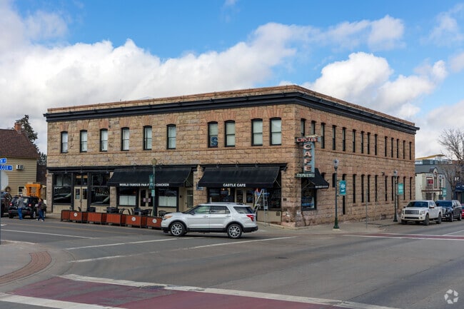 Castle Rock's past continues to be preserved today in historic rhyolite stone buildings.