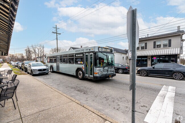 TARC busses run frequently through Germantown.