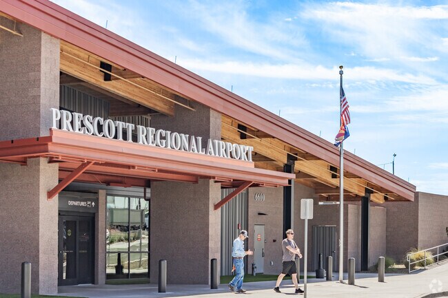 Prescott Regional Airport is a short drive from Castle Canyon Mesa.
