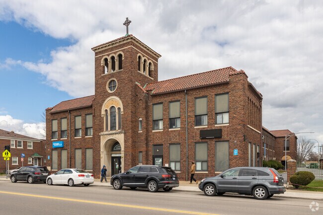 The Hamtramck Academy serves K-8 children in the North End neighborhood.