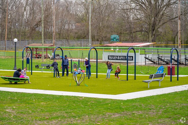 Wabash City Park has a large swing area.