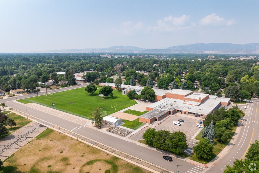 Lesher Middle School occupies a full city block.