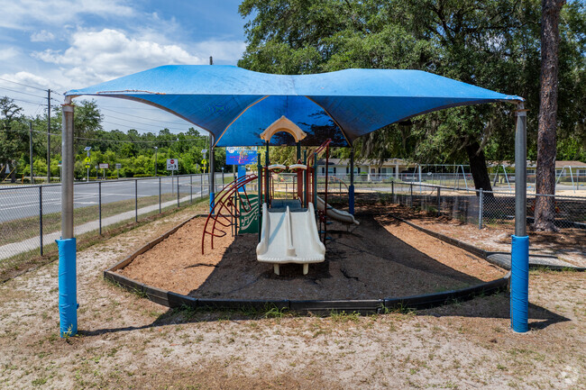 Kids can enjoy the playground at Lake Forest Elementary School.