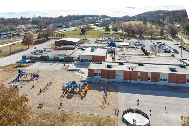 Geggie Elementary School is surrounded by parks and near historic downtown Eureka.