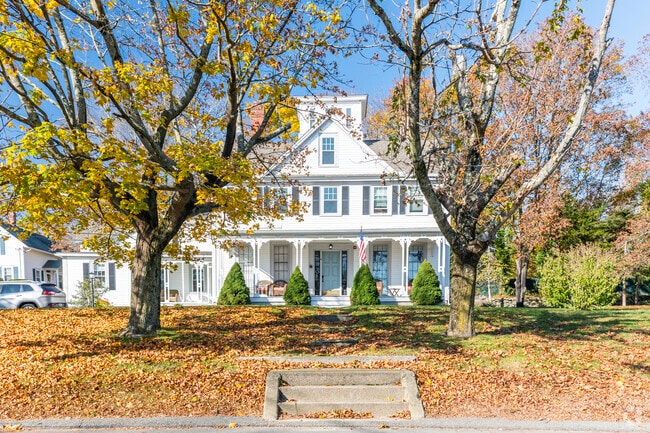 Contemporary Colonial style homes featuring open yards are popular in the North Kingstown area.