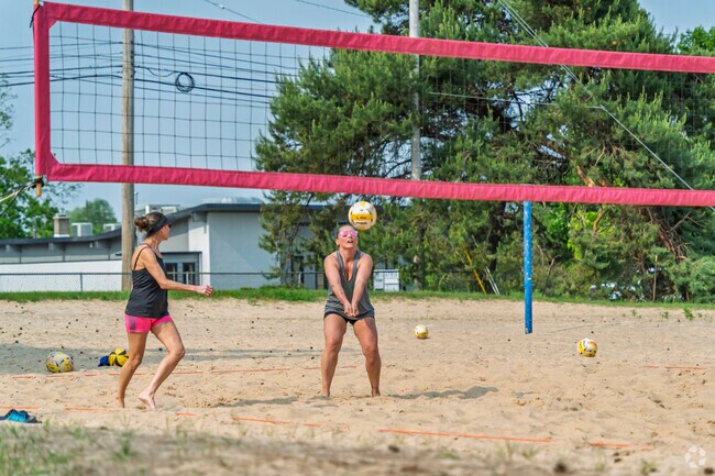 Marshall Park is known for its sand volleyball courts.