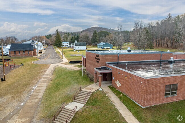 There is a second playground area behind Knapp Elementary School.