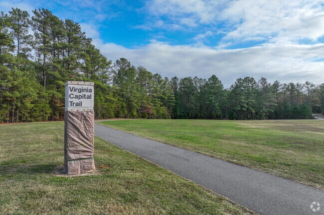 Dorey Park's Virginia Capital Trail stretches across four counties.
