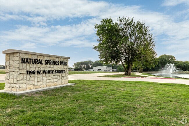 Natural Springs Park in Anna TX has plenty of open space that is perfect for outdoor games.