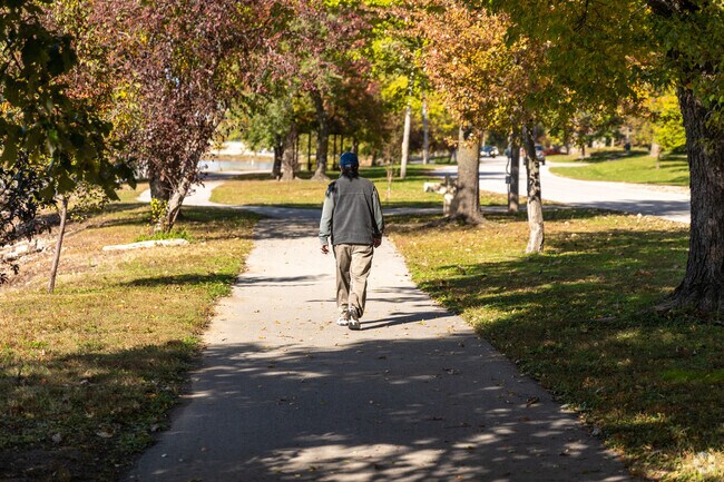 West Central Rock Island is a very walkable neighborhood with wide sidewalks.
