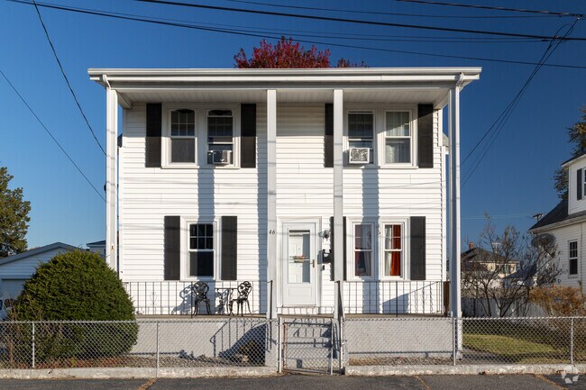 This Classic style home stands out with tall columns.