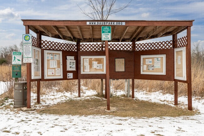 Daubenspeck Community Nature Park is a good place to see dragonflies and butterflies.
