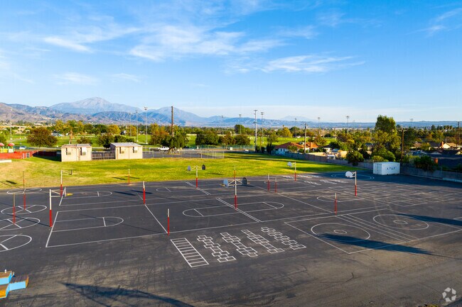 Emmerton Elementary School's bustling baseball field ignites team spirit.