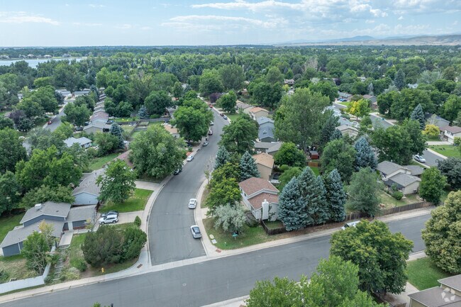 Village East has many mature shade trees lining its streets.