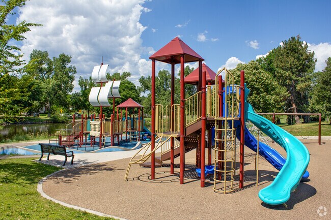 Little's Creek Park playground is a great place for the kids of Ketring Park to gather.