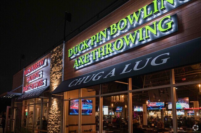 Chug-A-Lug Pub & Grill has Duckpin Bowling, Axe-Throwing, Billiards, great food & entertainment.