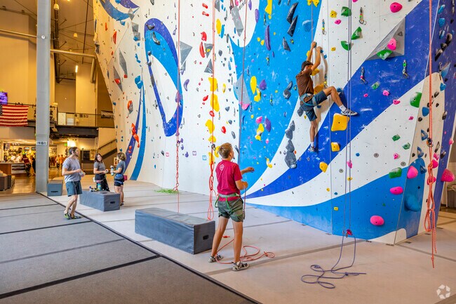 Fitness enthusiasts from Charleston Estates appreciate the variety of group classes at Alta, including yoga and indoor cycling, catering to diverse workout preferences.