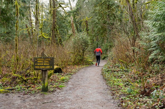 Go trail running at Tryon Creek State Natural Area.