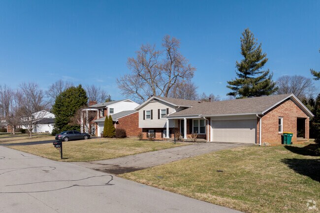 The yards are well kept by the residents of Crossgate.